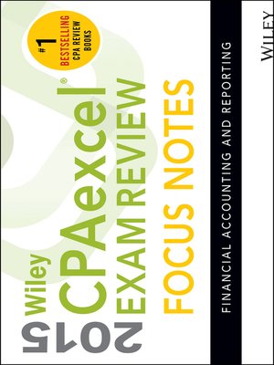 cover image of Wiley CPAexcel Exam Review 2015 Focus Notes